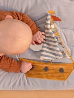 Tapis De Parc - Sailors Bay - LITTLE DUTCH Bleu Grisé - Little Dutch -Jouets Pour Enfants tapis de parc sailors bay little dutch 1