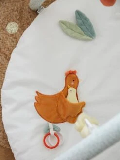 Tapis D'éveil Avec Arches En Coton Nid D'abeille LOVELY FARM Lovely Farm - Multicolore - Vertbaudet -Jouets Pour Enfants tapis deveil avec arches en coton nid dabeille lovely farm 3