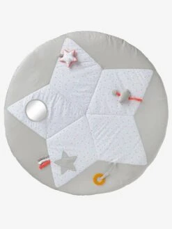 Tapis D'éveil Pluie D'étoiles Blanc Imprimé - Vertbaudet -Jouets Pour Enfants tapis deveil pluie detoiles 3