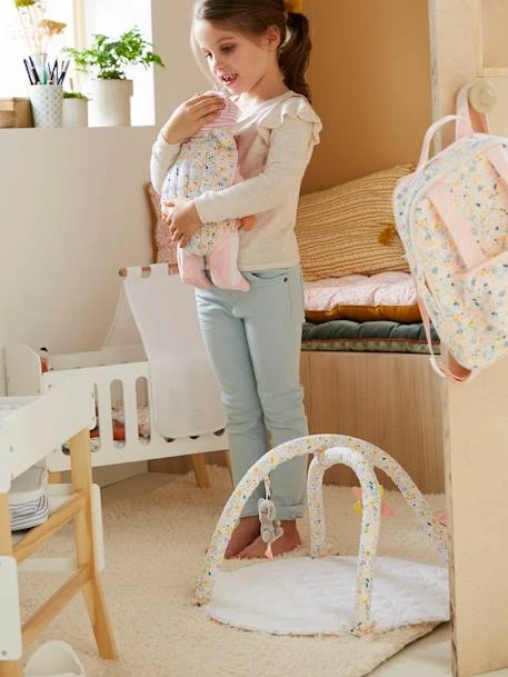 Tapis D'éveil Pour Poupon En Gaze De Coton Rose - Vertbaudet 4 Tapis D'éveil Pour Poupon En Gaze De Coton Rose - Vertbaudet – Image 2