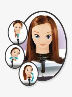 Tête à Coiffer Avec étau BUKI Rose - Buki -Jouets Pour Enfants tete a coiffer avec etau buki 2