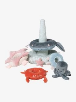 Tour à Empiler En Tissu SOUS L'OCÉAN Gris - Vertbaudet 8 Tour à Empiler En Tissu SOUS L'OCÉAN Gris - Vertbaudet -Jouets Pour Enfants tour a empiler en tissu sous locean 2