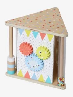 Triangle D'activités Musicales En Bois FSC® Beige - Vertbaudet -Jouets Pour Enfants triangle dactivites musicales en bois fsc 3
