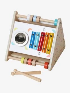Triangle D'activités Musicales En Bois FSC® Beige - Vertbaudet -Jouets Pour Enfants triangle dactivites musicales en bois fsc 4