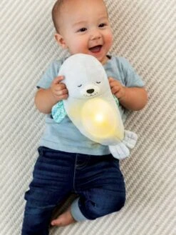 Veilleuse Bébé Otarie Douce Nuit 3 En 1 - INFANTINO Gris - Infantino -Jouets Pour Enfants veilleuse bebe otarie douce nuit 3 en 1 infantino 2