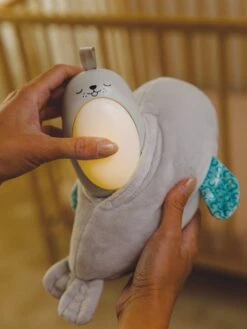 Veilleuse Bébé Otarie Douce Nuit 3 En 1 - INFANTINO Gris - Infantino -Jouets Pour Enfants veilleuse bebe otarie douce nuit 3 en 1 infantino 3